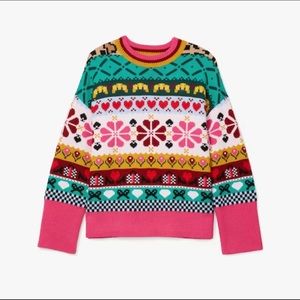 kate spade fair isle sweater